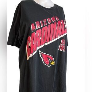 Junk Food Clothing Arizona Cardinals Short Sleeve Shirt Black & Red Size Large